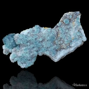 Blue cube Fluorite, Yaogangxian Mine, Yaogangxian W-Sn ore field, Yizhang Co., Chenzhou, Hunan, China