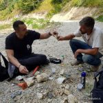 Nazdravljanje pred početak ekspedicije